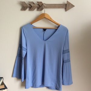 🌵Anne Taylor Periwinkle/Light Blue Blouse